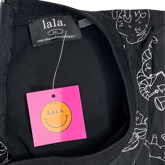 NWT DRESSED in LALA Never Too Much Oversized Dress in Zodiac Love - Picture 9 of 15